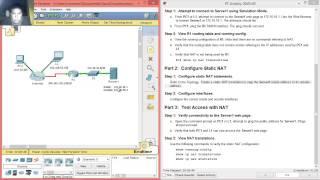 9.2.1.4 - 11.2.1.4 Packet Tracer - Configuring Static NAT