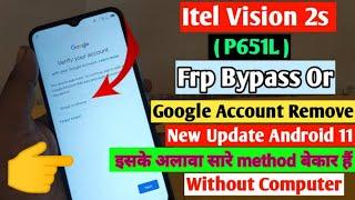 Itel Vision 2s Frp Bypass Android 11 | itel vision 2s google account remove without pc | bk telecom