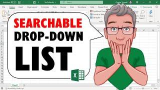 How to Create a Searchable Drop-down List in Excel