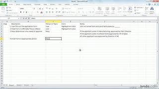 SharePoint Tutorial - How to use Excel to document workflows