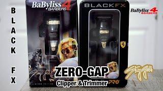 HOW TO ZERO GAP Black Fx Clipper & Trimmer CLOSE UP VIDEO