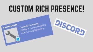 DISCORD TUTORIALS | CUSTOM RICH PRESENCE [OUTDATED- USE PREMID]