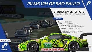 [rFactor 2] P1 Gaming | P1LMS 12h of Interlagos | #911 YourNameHere Racing | Part 2