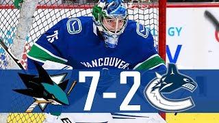 Canucks vs Sharks | Highlights (Feb. 11, 2019) [HD]