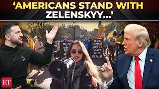 Trump-Zelenskyy clash: 'Americans stand with Ukraine…', protesters take to the street in Washington