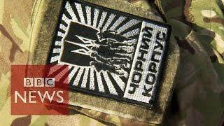 Ukraine's most-feared volunteers - BBC News