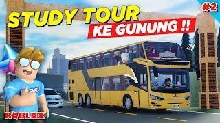 STUDY TOUR BUS KE GUNUNG REALISTIS DI GAME MIRIP CDID !! RP SWID - Roblox Indonesia