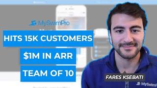 MySwimPro CEO Fares Ksebati: Hit 15k customers, $1m in ARR selling swim instructions