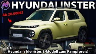 HYUNDAI INSTER - Kommt der kleinste Elektro Hyundai für 20.000€?