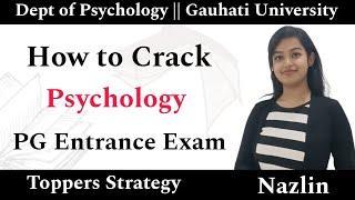 How to Crack PG Psychology Entrance Exam (GU,DU,CU etc) || Toppers Tips & Tricks Ep14