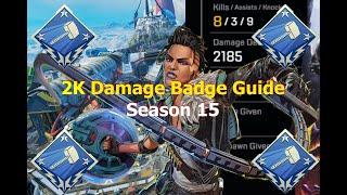 Apex Guide: How To Get 2K Damage Badge in Season 15 - Mad Maggie