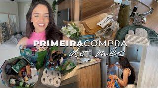 PRIMEIRA COMPRA DO MÊS | mercado + organização + presentes de casamento