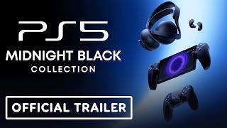 PlayStation 5 Accessories - Official Midnight Black Collection Reveal Trailer