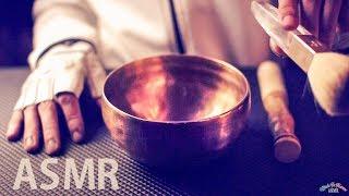 ASMR FOCUS Tibetan Singing Bowl & Ear Brushing NO TALKING