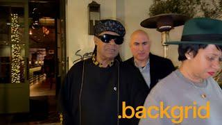 Stevie Wonder leaves Berry Gordy’s 95th birthday celebration in Beverly Hills, CA