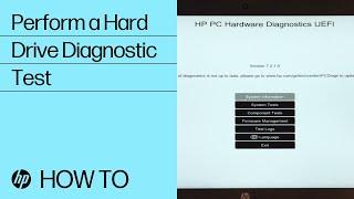 Perform a Hard Drive Diagnostic Test | HP Computers | HP Support