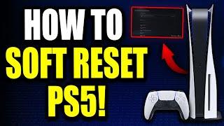 How to Soft Reset PS5! PS5 Restore Default Settings (No Games, Applications, or Save Files Deleted!)