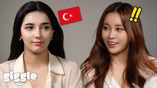 So Beautiful..!! Koreans Meet Turkish Girl For the First Time!