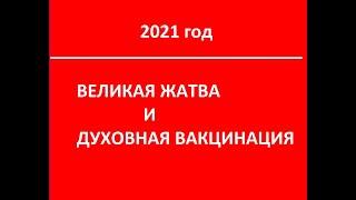 ПРОРОЧЕСТВО НА 2021 ГОД. НАЧАЛО ВЕЛИКОЙ ЖАТВЫ И ДУХОВНОЙ ВАКЦИНАЦИИ В ПОСЛЕДНИЕ ДНИ.