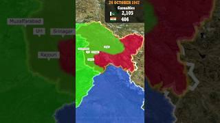 1947 Indo-Pak war in 30 sec#india #pakistan #indianarmy #kashmir #nehru