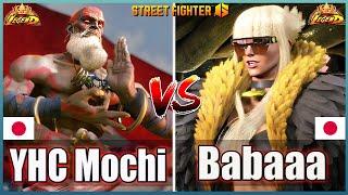 Street Fighter 6  YHC Mochi (DHALSIM #2)  Vs  Babaaa (MANON) Best Room MatchFightingGameWorldX