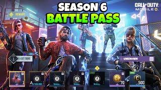 Season 6 Battle Pass All Characters & Guns COD Mobile - CODM S6 BP Leaks