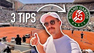 A Day at Roland Garros in 2023 (3 Tips) #tennis