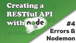 Handling Errors & Improving the Project Setup | Creating a REST API with Node.js
