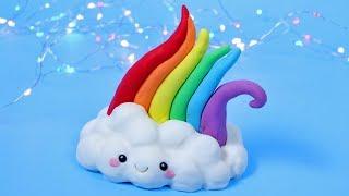 DIY KAWAII CLOUD RAINBOW! Cute decorating ideas