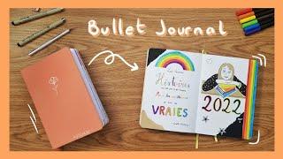 BULLET JOURNAL | Starting a new notebook | Black, Kraft and Rainbow theme