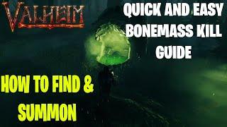 Valheim - How To Easily Find & Defeat Bonemass (3rd Boss) Solo