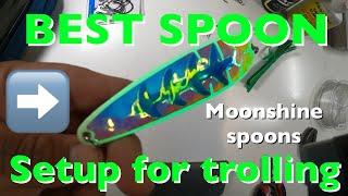 Best spoon setup for King Salmon!!! Moonshine spoons