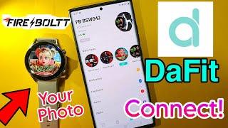 Da Fit App | Da Fit App Ko Connect Kaise Kare | Fire Boltt Smartwatch Connect To Phone