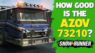 How Good Is The Azov 73210 Truck In SnowRunner? | Fully Upgraded & Tested All Conditions