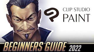Total BEGINNERS guide to drawing in Clip Studio Paint 2023