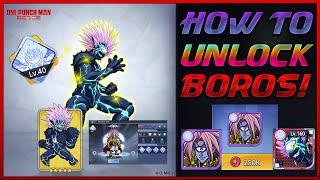 HOW TO UNLOCK BOROS + GAMEPLAY | One Punch Man Road To Hero 2.0
