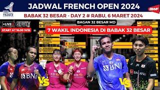 7 wakil indonesia Bertanding ~ Meilysa/rachel vs Korea ~ Chico vs Kodai | French Open 2024 R32