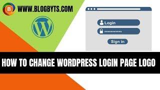 How to change WordPress login page logo