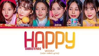 Indosub | Weeekly - 'Happy Christmas' Lyrics (Color Coded Lyrics)