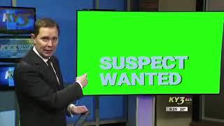 News Anchor Laughs Police Sketch - Green Screen