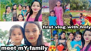 First vlog with mY family ️| new vlog | vidhi mahto |