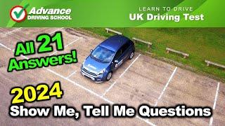 2024 ‘Show Me, Tell Me' Questions  |  UK Driving Test