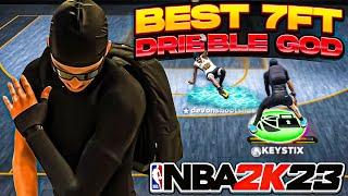 *NEW* UNSTOPPABLE 7 FOOT DRIBBLE GOD BUILD IN NBA 2K23 (BEST POST PLAYMAKER)