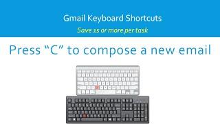 Gmail Keyboard Shortcuts: How to compose an email using key "C" @Gmail @GoogleForWork