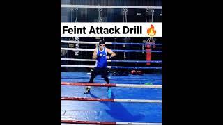 Boxing Feint Attack Drill  (ALL ABOUT BOXING) #shorts #shortsvideo