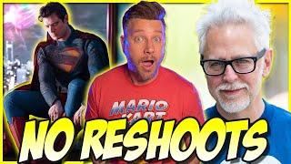 James Gunn Says NO RESHOOTS for Superman!  How? Why?