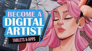 A Beginners Guide to Become a Digital Artist ️ Drawing Tablets & Apps (2022)