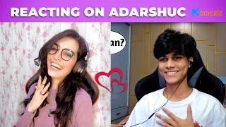 JIA PLAYS REACTING ON @adarshuc  | NEW OMEGLE VIDEO | PART 3