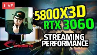  STREAMING Test - Ryzen 5800X3D + RTX 3060 (Warzone, Fortnite, Apex Legends)