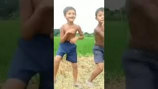 Village kids funny dance #3 #shorts